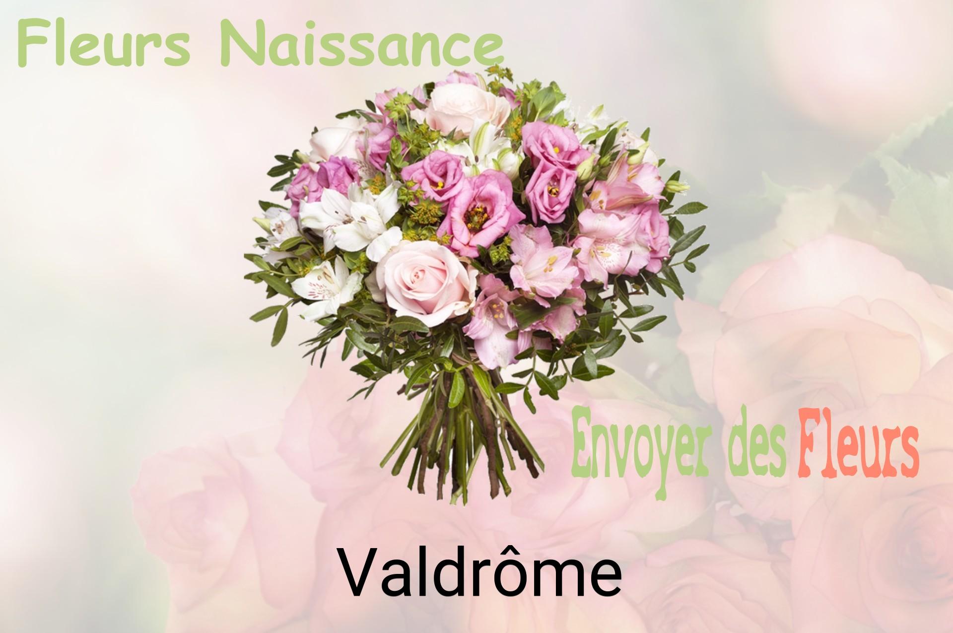 Bouquet de fleurs de naissance livré à Valdrôme